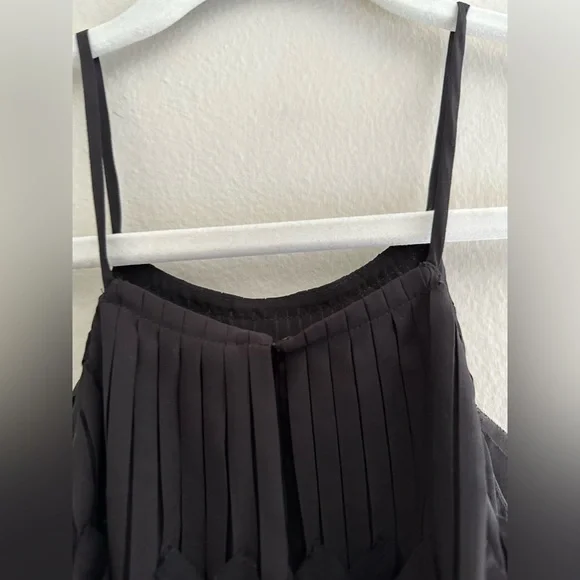 Ramy Brook Shauna Pleated Mini Black Dress Size XS - Picture 5 of 8